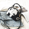 PU crossbody bag for girls women lady black animal deign cute kid bag